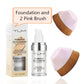 Temperature Liquid Foundation Concealer Portable Natural Color  Makeup Foundation BB Concealer
